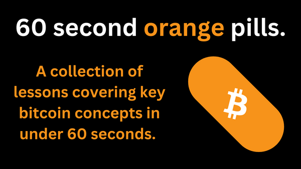 60 second orange pills