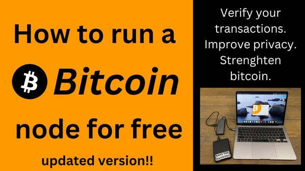 Video: How to run a bitcoin node for free