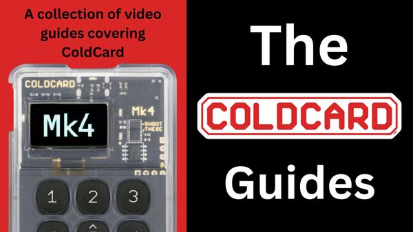 The ColdCard Guides
